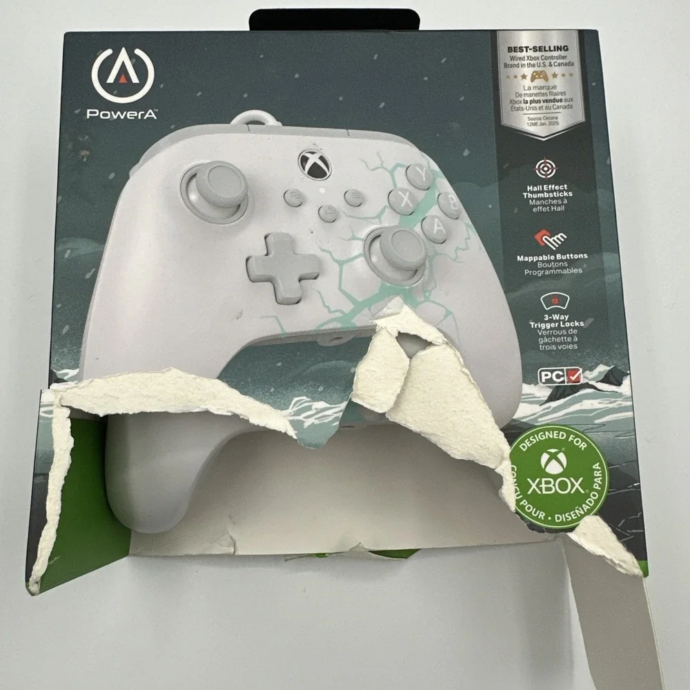 PowerA Advantage Wired Controller - XBox Series x S Artic Ice White